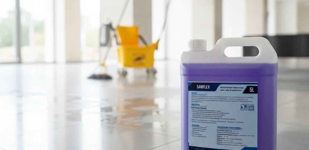 bidon SANIFLEX, désinfectant multiusage pour sols