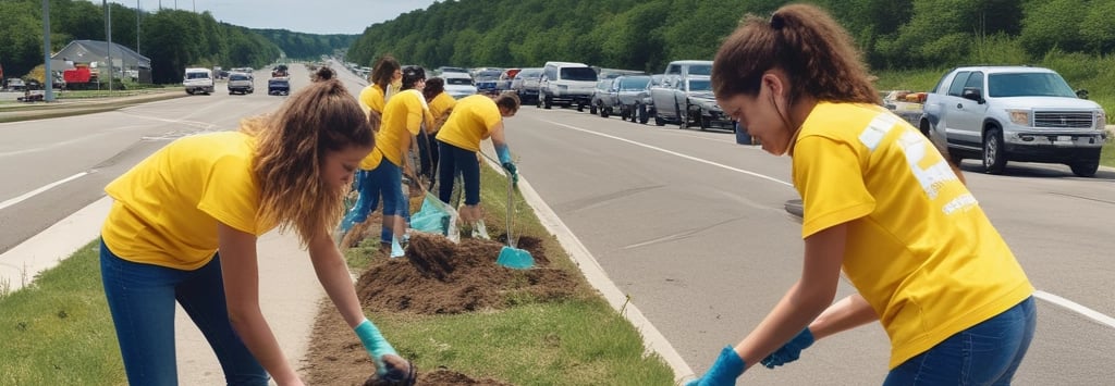 The word 'COMMUNITY' is spelled out with white wooden letters on a dark black background.