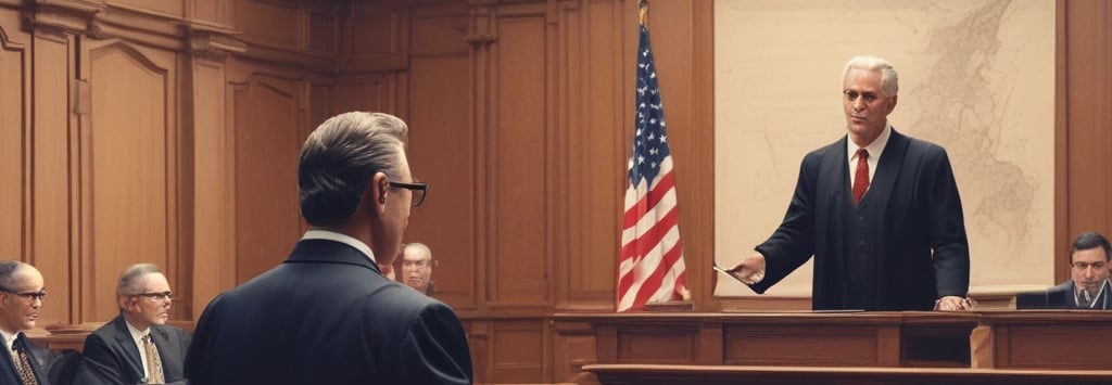 A confident attorney shaking hands with a hiring manager in a modern office setting.