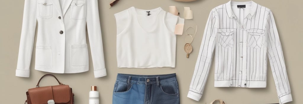 A sleek black and white photo showcasing a stylish model wearing cuts' latest minimalist outfit.