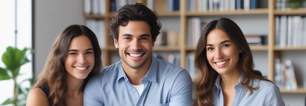 Team collaborating on digital marketing strategies using laptops and tablets