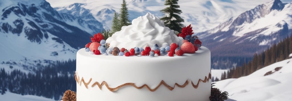 A display of various baked goods in a bakery. There are pastries topped with fresh strawberries, flaky danishes with custard, and assorted cookies with chocolate and pistachio. The shelves are filled with different types of breads and sweets, each labeled with small signs.