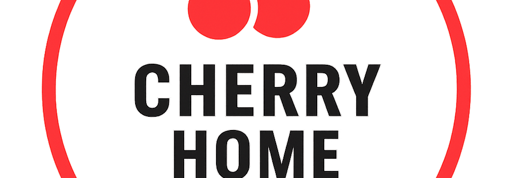 Cherry Home Service logo – red cherry emblem with bold black text representing trusted handyman and