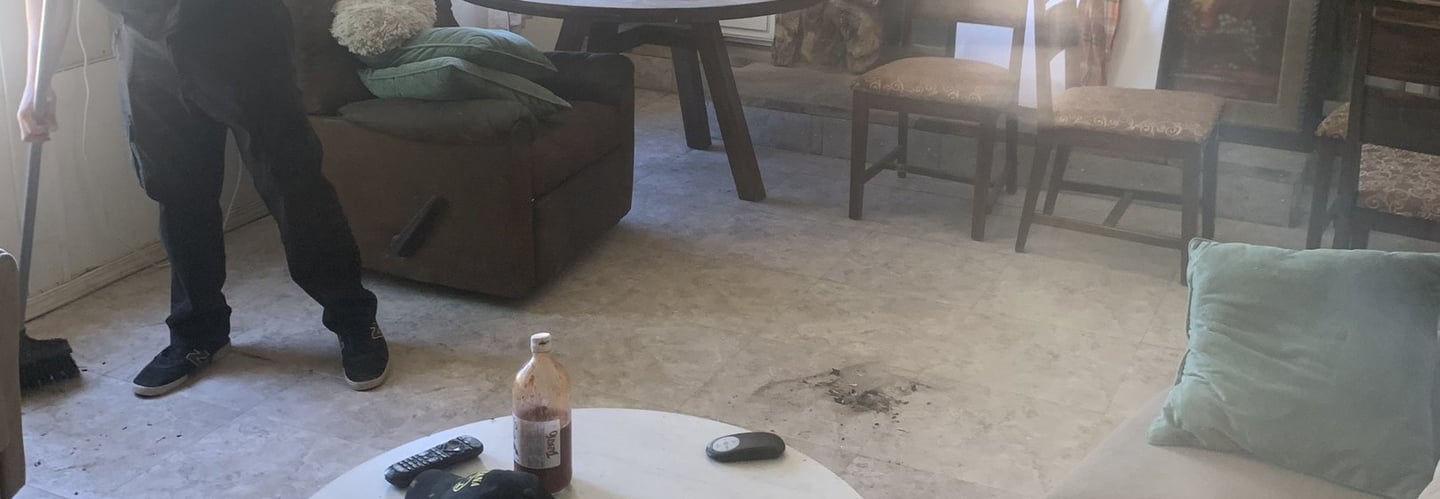 Sol Cleaners cleaning in action