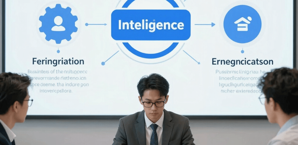 A professional working on a sleek laptop analyzing business data with charts and dashboards on screen.