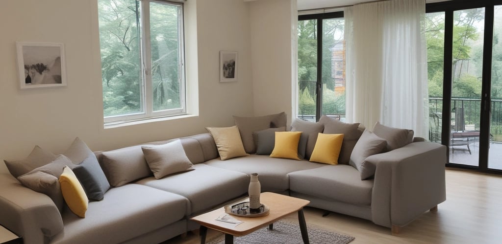 A friendly advisor explaining mortgage options to a diverse couple at a cozy home office.