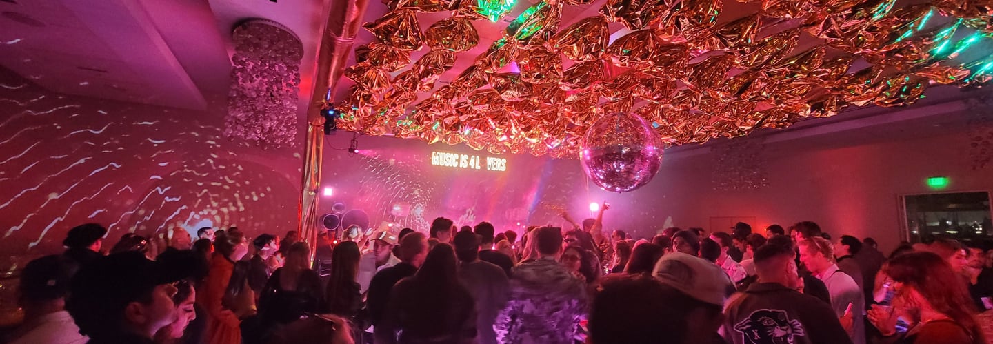 New years eve 2026 in Coasterra, San Diego, California.