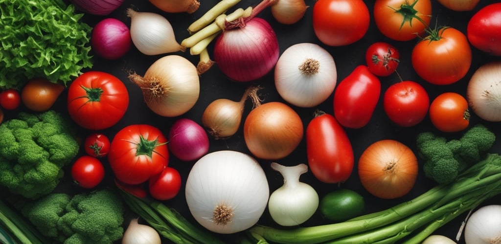 A vibrant Indian farmer proudly holding freshly harvested crops against a backdrop of lush fields under a clear sky.