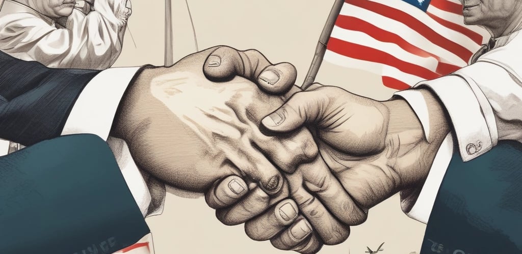 A friendly team member assisting a customer with clothing selections in a bright, modern workspace.