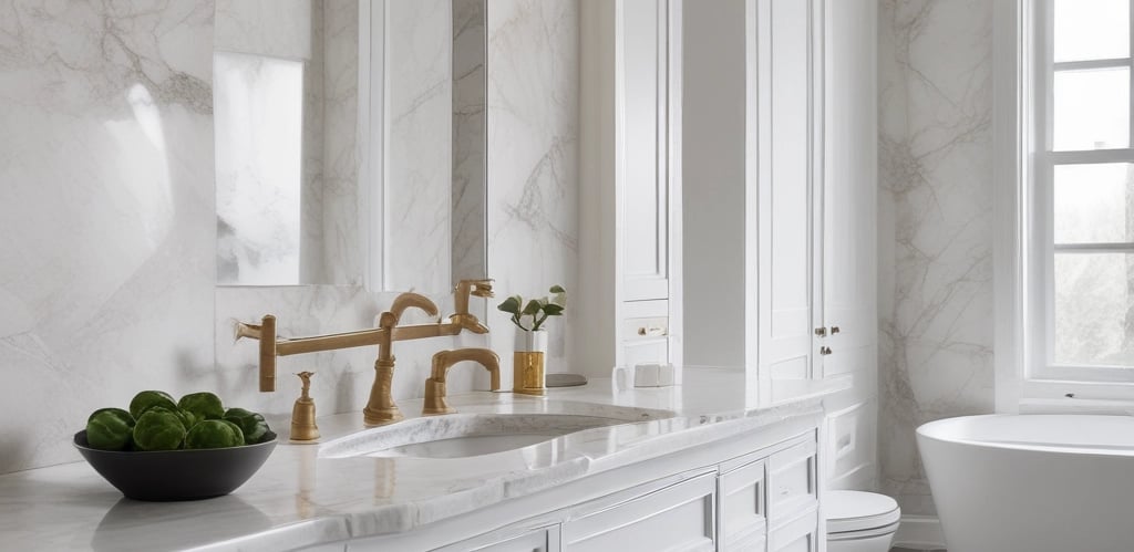 A friendly team of home service professionals working together in a modern living room.