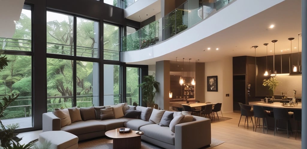 Cozy and welcoming rental property managed by Home Suites, with warm lighting and inviting decor.