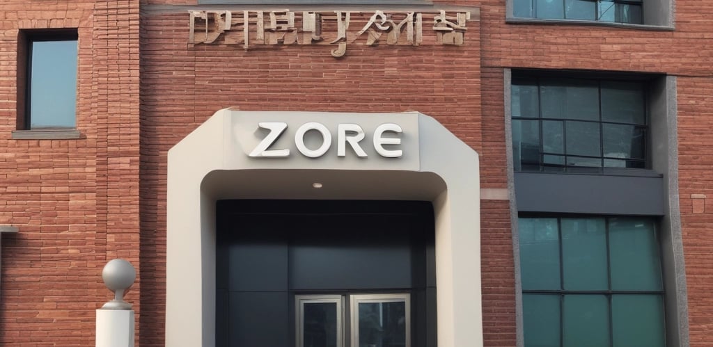 A vibrant 3D pylon sign glowing outside a modern retail store at dusk.