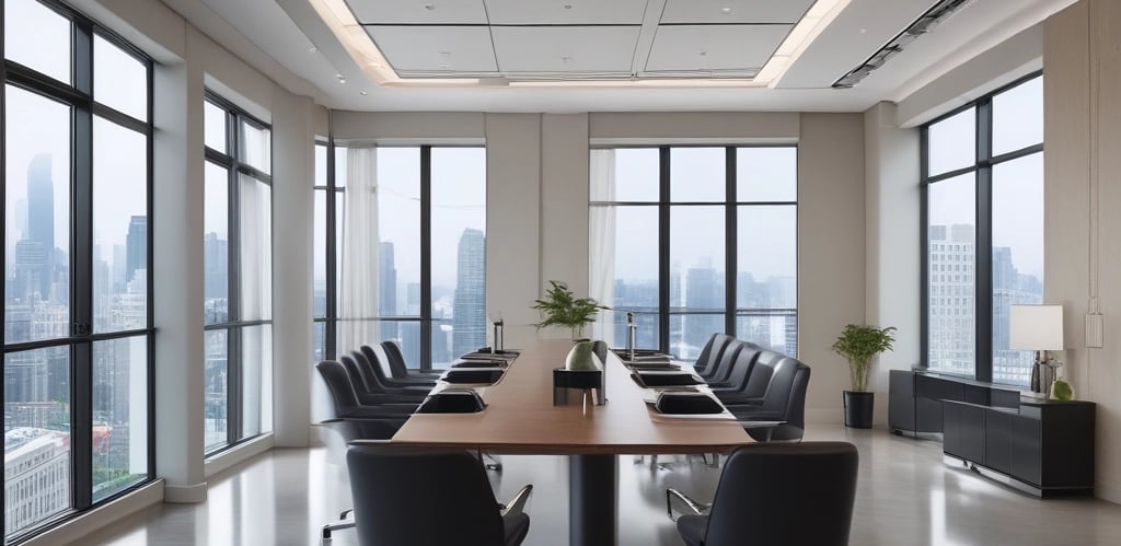 Minimalist abstract graphic representing seamless integration of AI and human expertise in business operations.