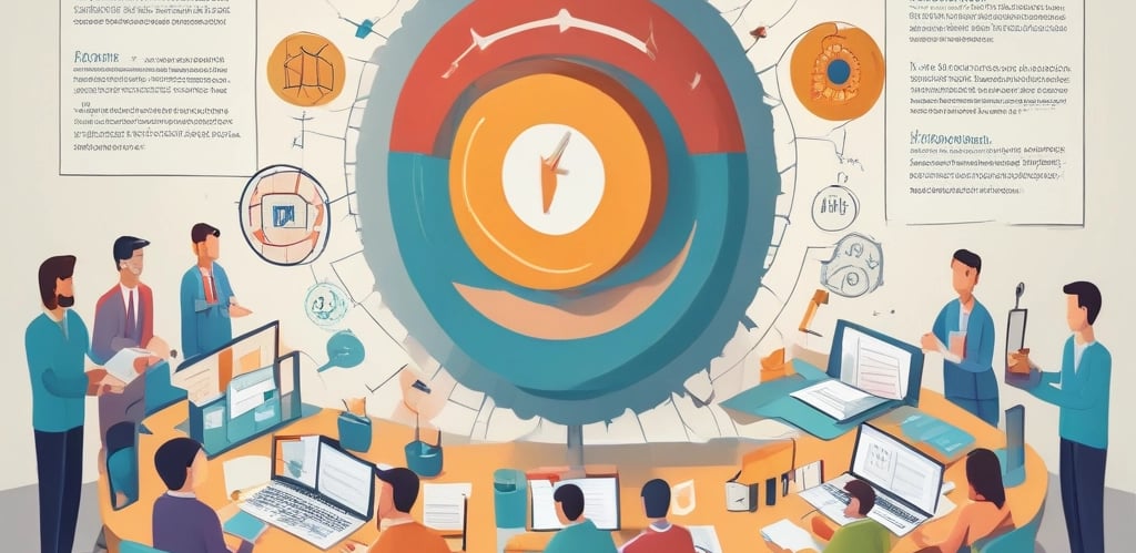 A professional training session in progress, showcasing engaged participants.