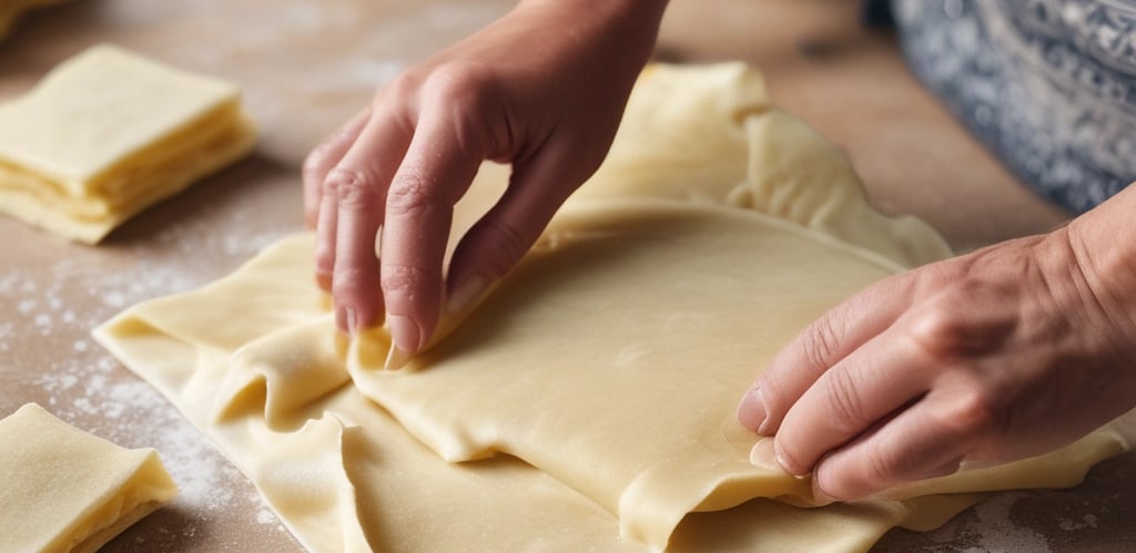 A cozy kitchen setting showcasing freshly made pasta.