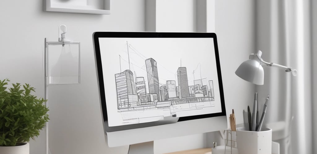 a computer monitor screen with a computer keyboard and mouse