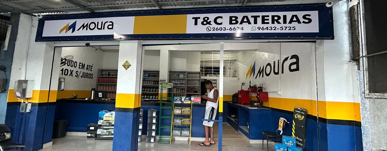a man standing in front of a store