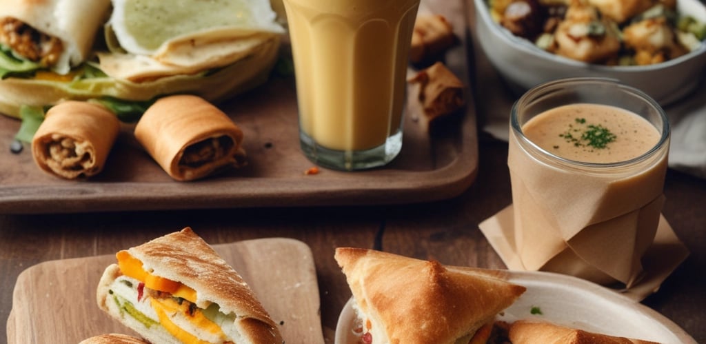 A cozy corner of Chaipion Cafe with friends chatting over steaming cups of masala chai and locally sourced coffee.