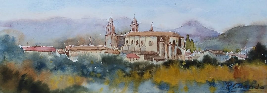 acuarela la catedral