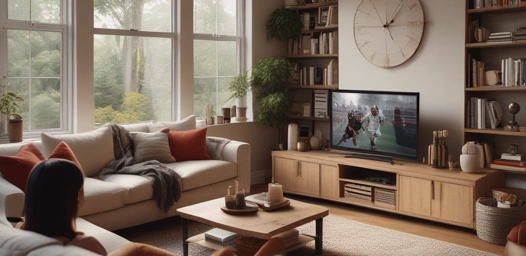 A close-up of a lively esports tournament streamed on multiple devices with vibrant colors and sharp video quality.