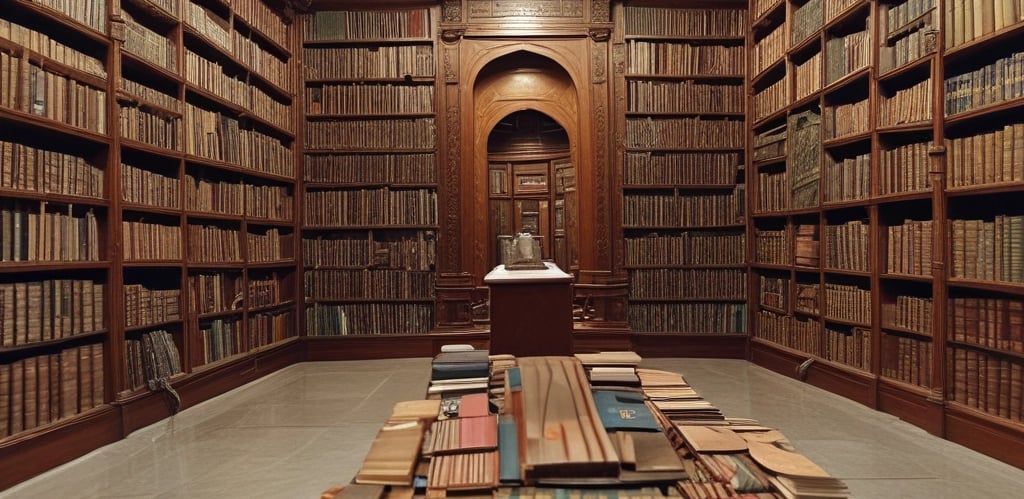 A modern digital library interface displaying categorized legal case files with a sophisticated black, brown, and grey color scheme.