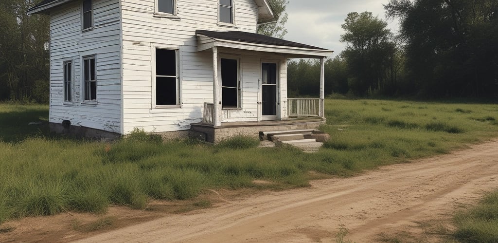 A modern Dallas cityscape with residential homes and land parcels under a clear sky.