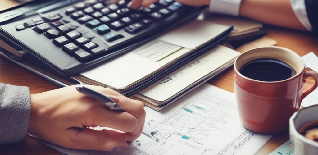 A friendly professional advising a small business owner in a bright office setting.