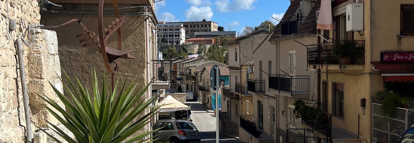A street in Castronovo di Sicilia