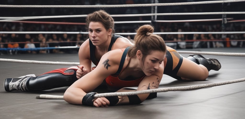 A digital artist's rendering of a diverse group of fantasy female fighters in dynamic poses, showcasing different ages and combat styles.