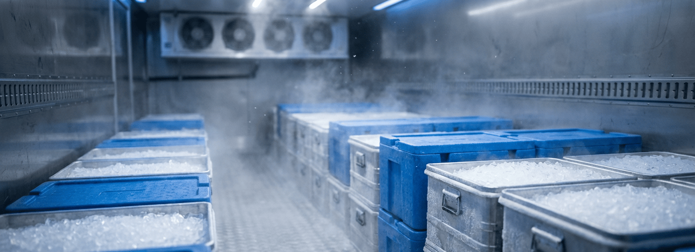Refrigerated trailer rental Los Angeles with mobile cold storage, freezer capability