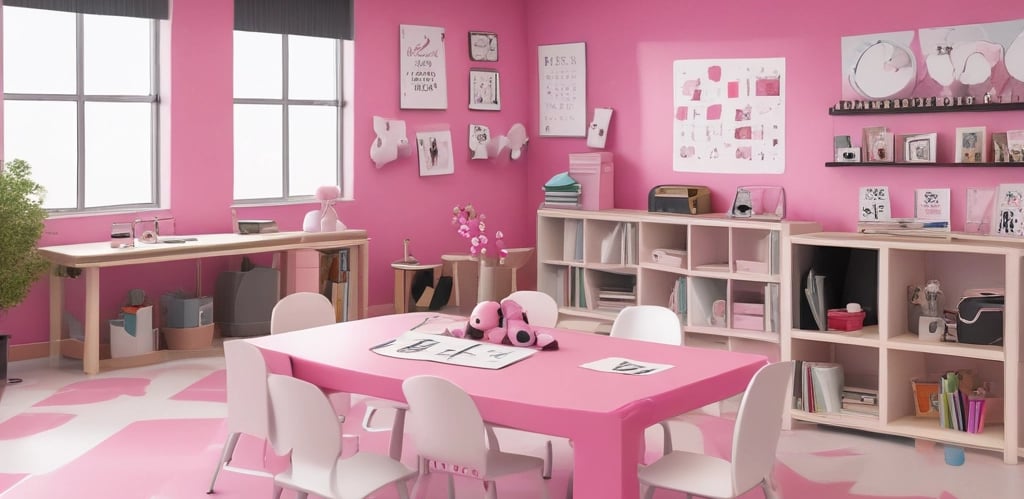 A welcoming classroom environment with children engaged in learning activities.