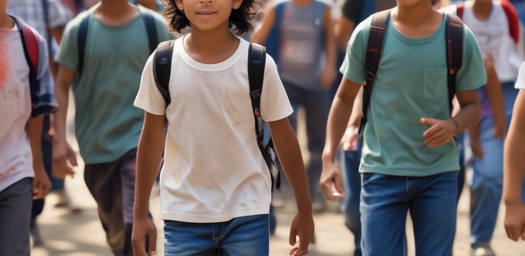 A poster on a wall, secured with duct tape, features the Ukrainian flag's blue and yellow colors and reads 'Solidarity is now for Ukraine'. It includes a call for donations to 'savethechildren.ch' and a QR code. The background has graffiti on a brown surface and there are plants with flowers on the right.