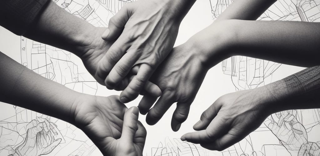 A professional team working together, symbolizing collaboration and success.