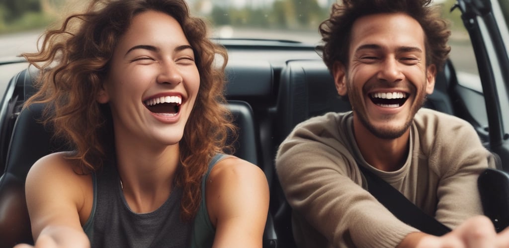 a man and woman happy with our transfers