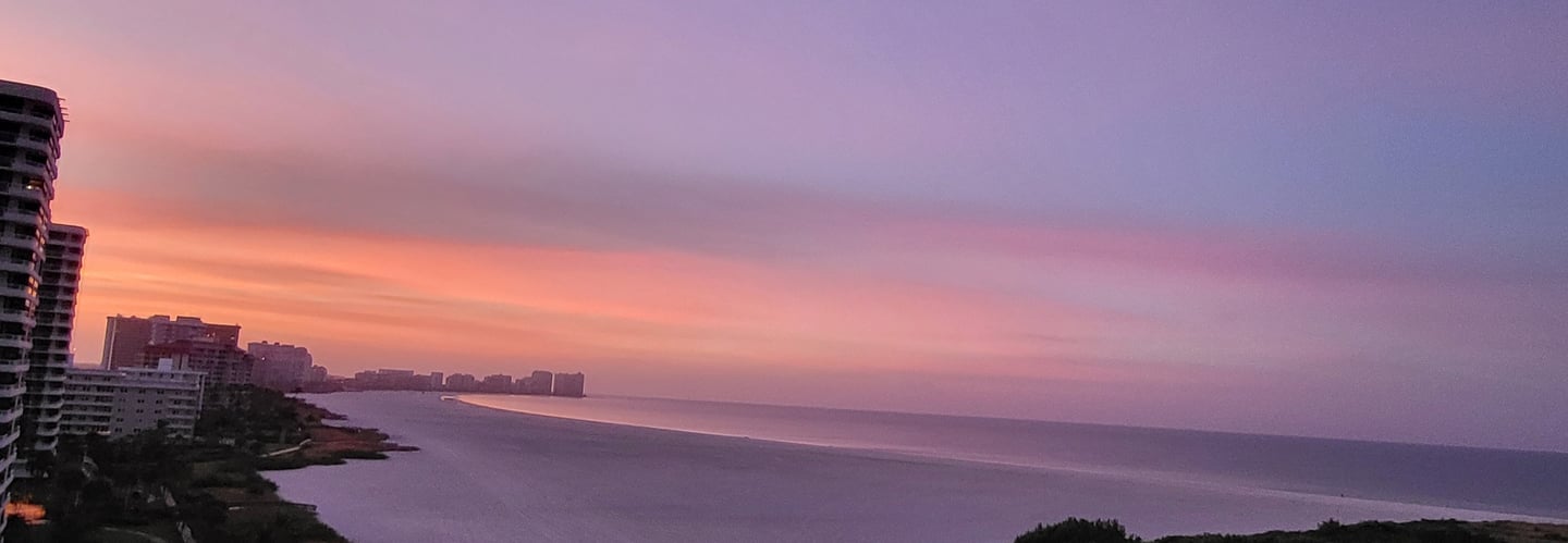 Sunsets on Marco near Marriott and Hilton hotels