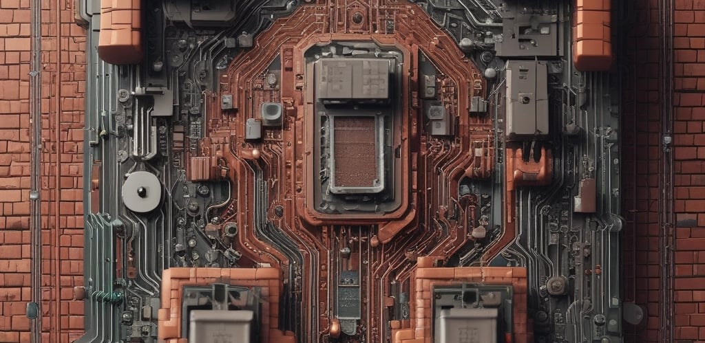 A digital illustration featuring a smartphone floating above a hexagonal platform, with gears and digital elements surrounding it. The screen displays a chatbot interface with various colored speech bubbles. The background is a solid light blue, emphasizing the technological theme. The text 'chatGPT' is displayed in 3D lettering on the right side.