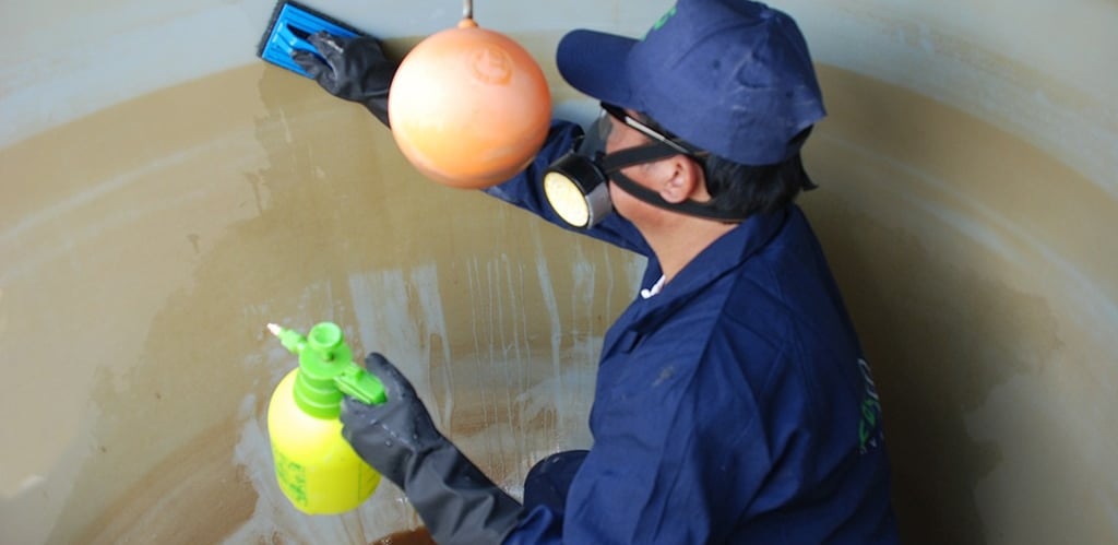  فني تصليح وسباكة منازل و كهرباء و عزل و تنظيف خزانات المياه في مسقط. غسيل خزانات المنزل