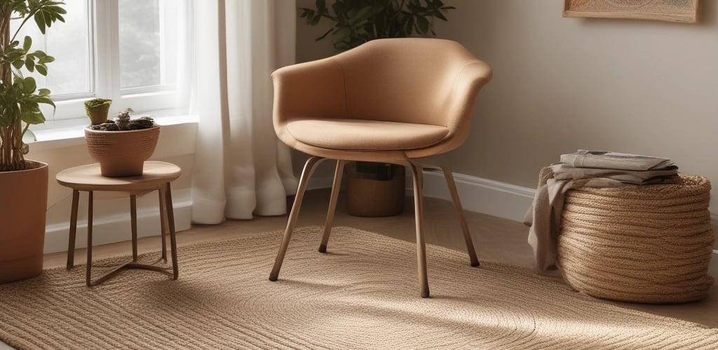 A selection of eco-friendly personal care items including brushes and a pouch, set against a dark background. The arrangement features a variety of wooden brushes with natural bristles and several containers. A fabric pouch and a cloth are also present, adding to the organic feel.