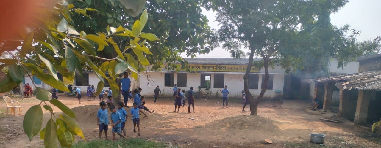 students playing