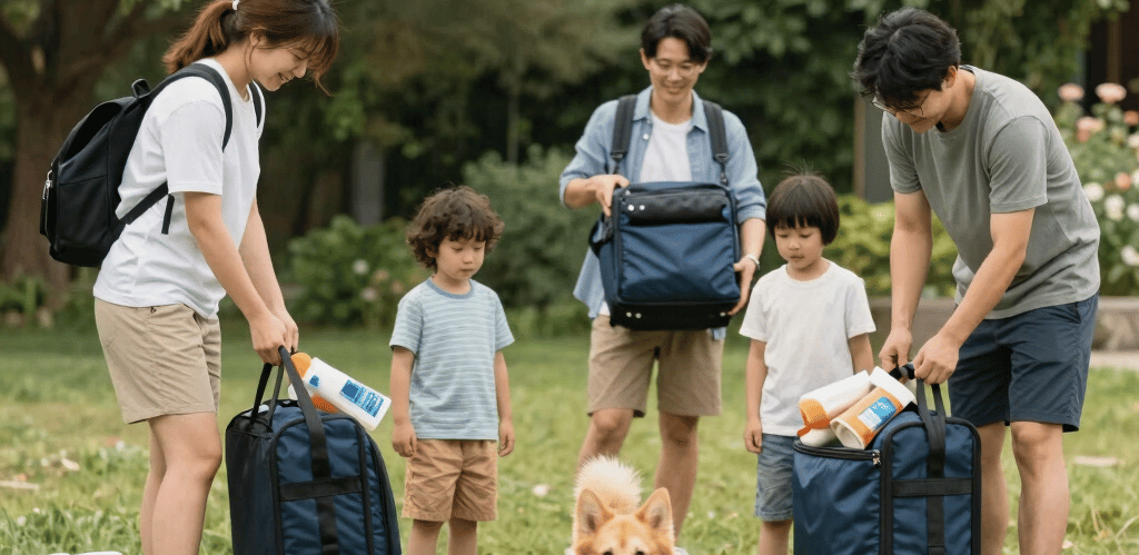 A close-up of a Dutch passport resting on a map with travel essentials like a camera and boarding pass nearby.