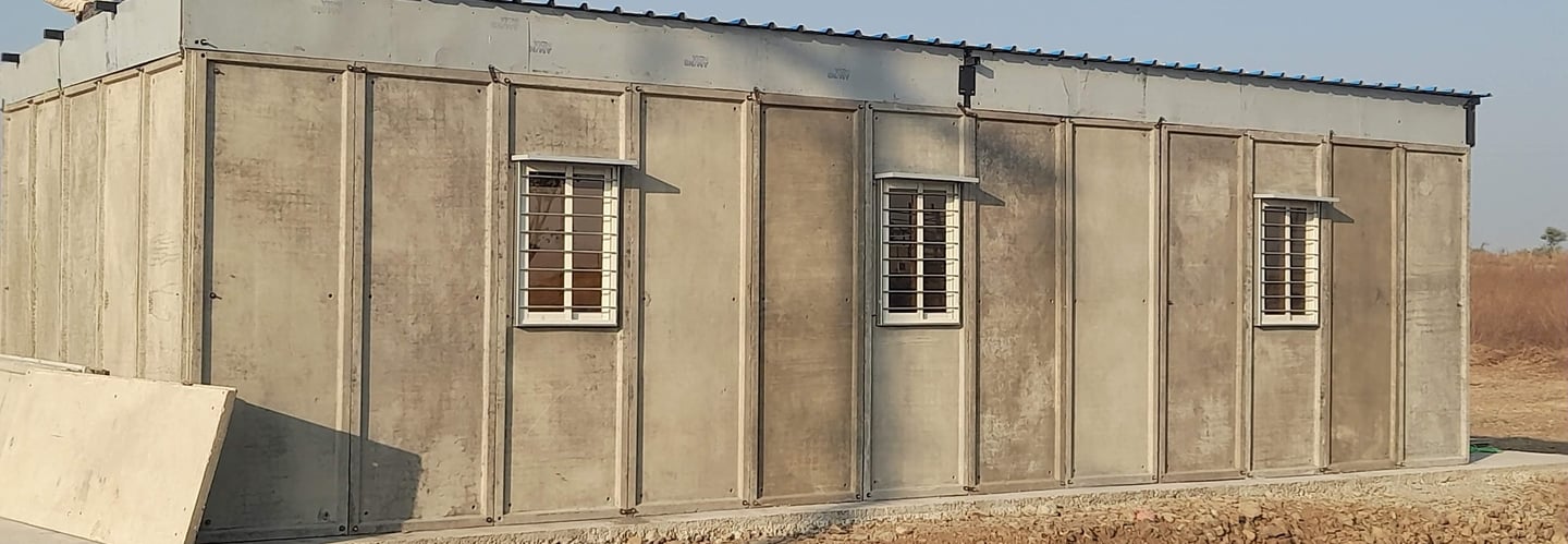 Installation of Arihant Precast ready made house 