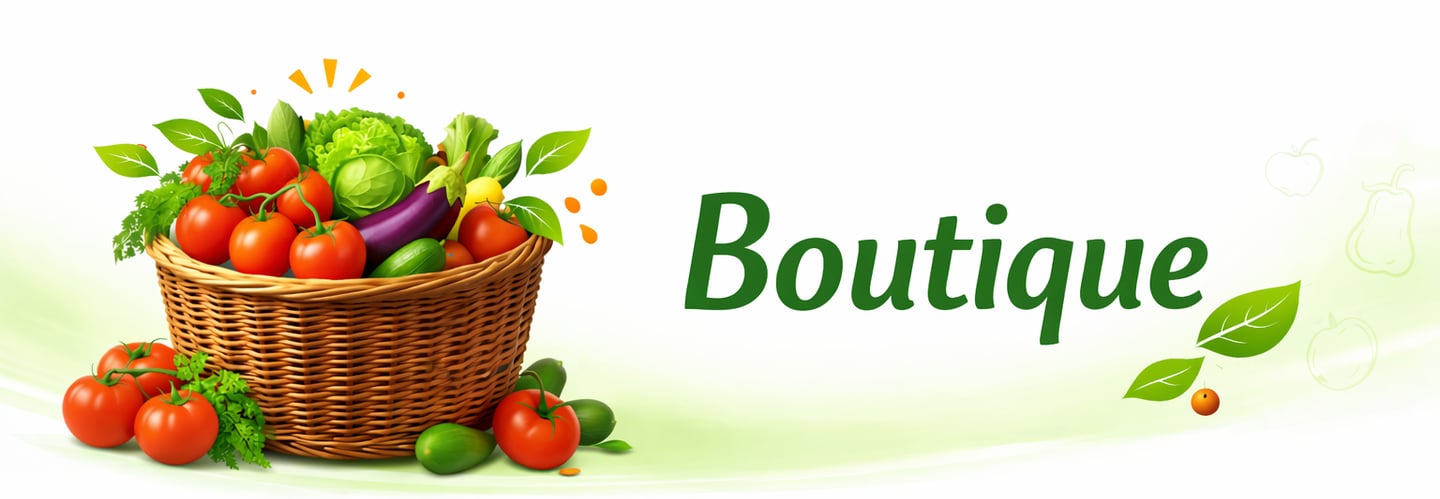 Fruits et légumes frais en vente dans la boutique Panier Naturel – livraison à Nice