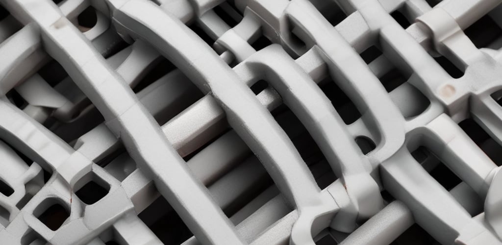 Modern industrial factory floor with workers assembling sanitary and gas accessories.