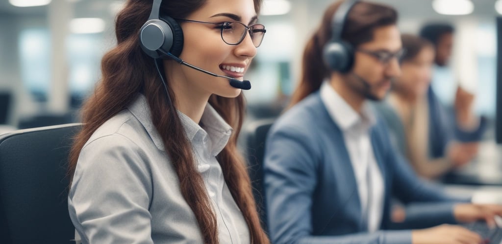 A diverse group of Moroccan professionals collaborating in a modern office setting.