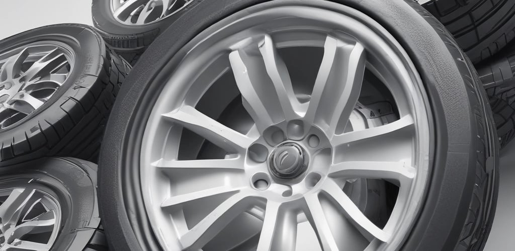 a group of tires on a pile of tires