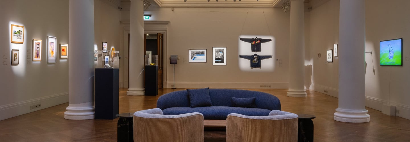 expo sotheby's london jackets and artworks