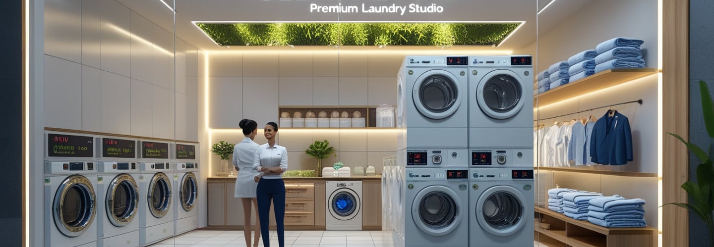 Professional live laundry service in Newtown Kolkata by Clean Zone