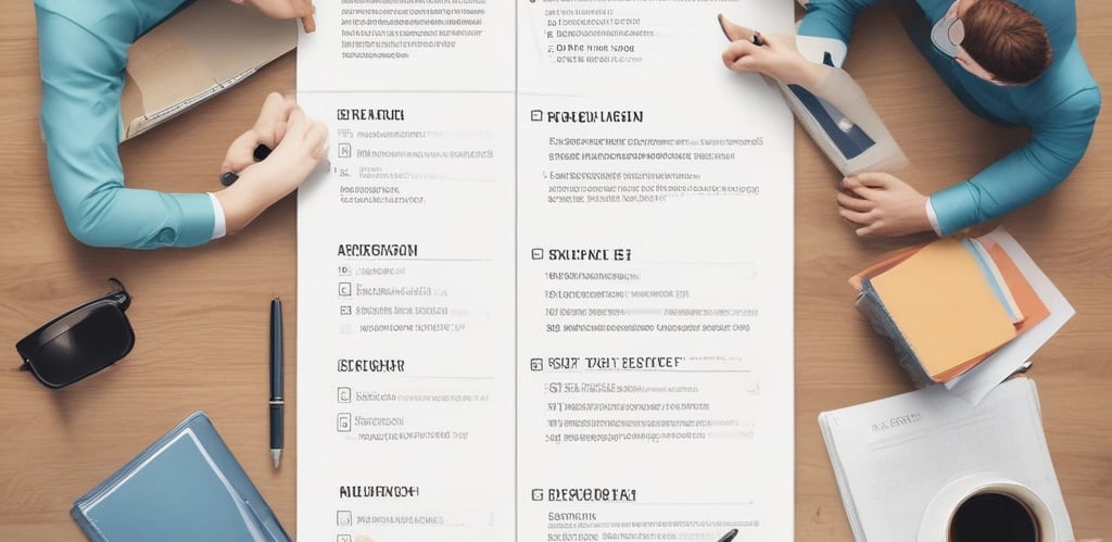 A friendly team collaborating over laptops in a bright, modern office space.