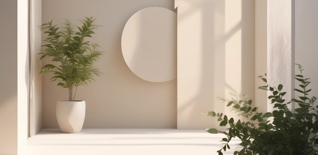 A warm, inviting coaching session with a smiling coach and client in a cozy, modern setting.