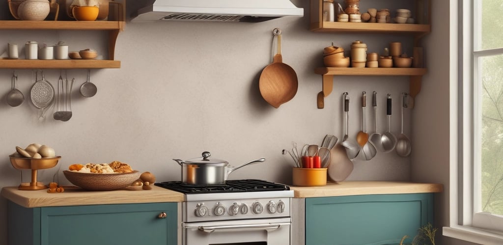 A rustic kitchen table with homemade dishes steaming gently, surrounded by handwritten recipe cards.